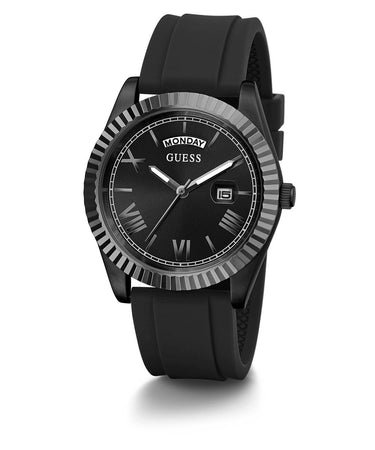 Guess Herren Armbanduhr CONNOISSEUR 42 mm Armband Silikon GW0335G1